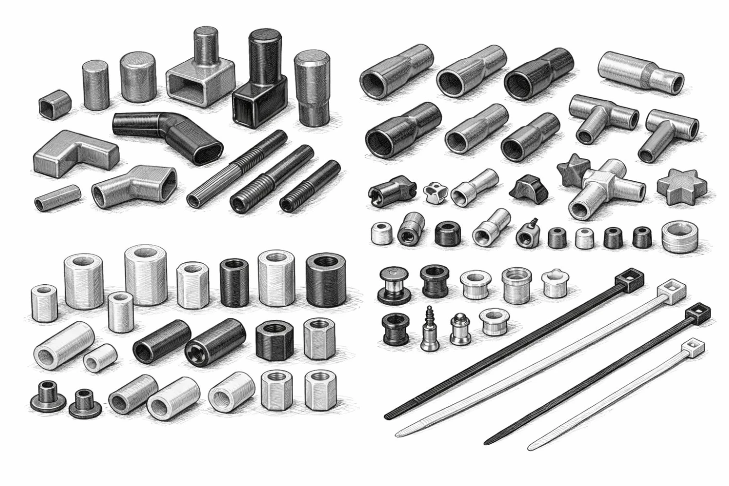 Plastic dip molding / coating and plastic extrusion